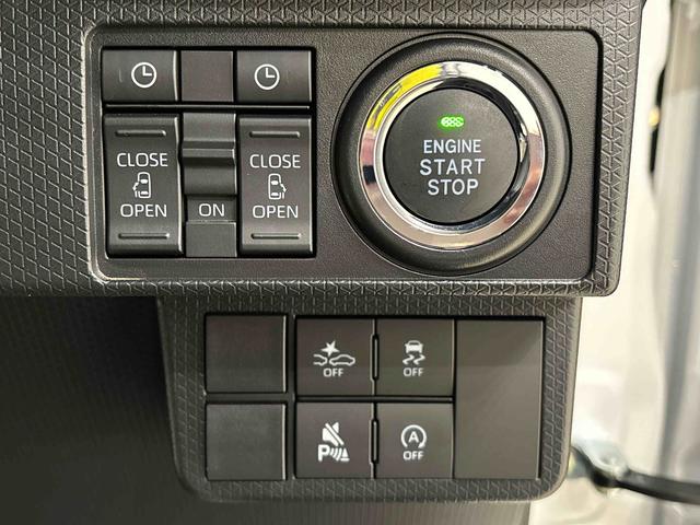 タントカスタムＲＳ　電動パーキングブレーキ　コーナーセンサーＬＥＤオートライト　パワースライドドアウェルカムオープン機能　運転席助手席シートヒーター　アルミホイール　キーフリーシステム　　オート電動格納式ドアミラー　両側パワースライドドア　シートバックテーブル（広島県）の中古車