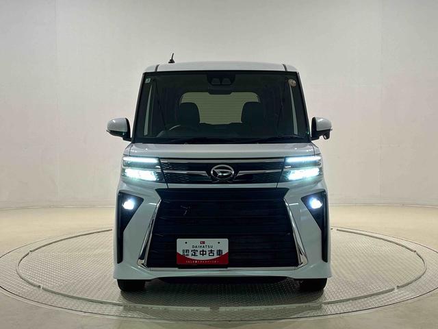 タントカスタムＲＳ　電動パーキングブレーキ　コーナーセンサーＬＥＤオートライト　パワースライドドアウェルカムオープン機能　運転席助手席シートヒーター　アルミホイール　キーフリーシステム　　オート電動格納式ドアミラー　両側パワースライドドア　シートバックテーブル（広島県）の中古車