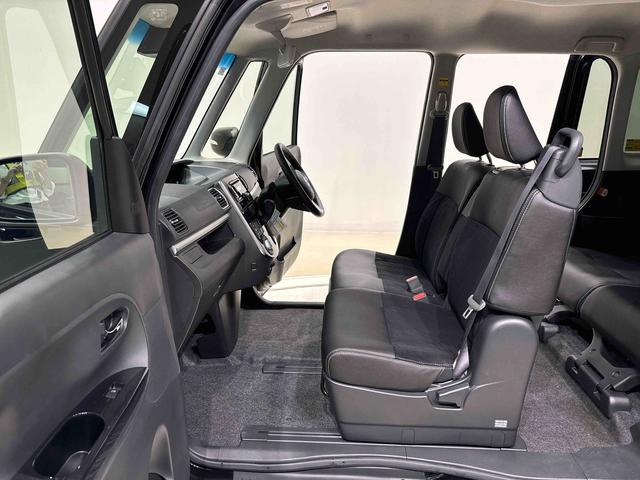 タントカスタムＲＳ　トップエディションＳＡIII　キーフリー純正ナビ装着用アップグレードパック　両側電動スライドドア　運転席シートヒーター　本革巻ステアリングホイール　トップシェイドガラス　格納式リヤドアサンシェード　運転席シートリフター　チルトステアリング（広島県）の中古車