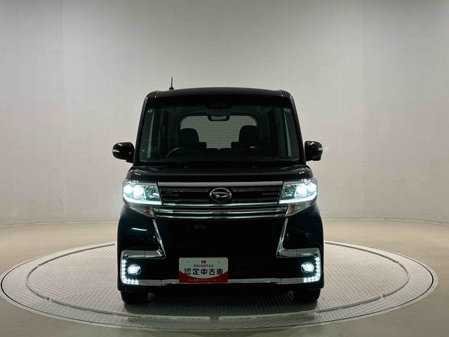 タントカスタムＲＳ　トップエディションＳＡIII　キーフリー純正ナビ装着用アップグレードパック　両側電動スライドドア　運転席シートヒーター　本革巻ステアリングホイール　トップシェイドガラス　格納式リヤドアサンシェード　運転席シートリフター　チルトステアリング（広島県）の中古車