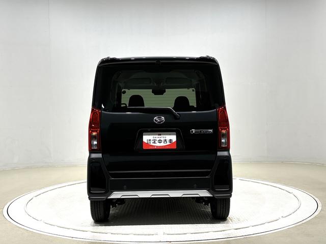 タントファンクロスターボ　バックカメラ　電動パーキングブレーキＬＥＤオートライト　パワースライドドアウェルカムオープン機能　電動パーキングブレーキ　運転席助手席シートヒーター　アルミホイール　キーフリーシステム　　オート電動格納式ドアミラー（広島県）の中古車