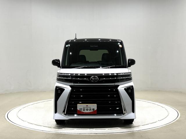 タントカスタムＲＳ　バックカメラ　電動パーキングブレーキＬＥＤオートライト　パワースライドドアウェルカムオープン機能　オート電動格納式ドアミラー　助手席ロングスライド　助手席イージークローザー　アルミホイール　キーフリーシステム（広島県）の中古車