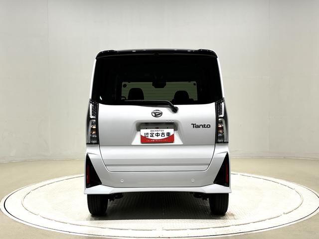 タントカスタムＲＳ　バックカメラ　電動パーキングブレーキＬＥＤオートライト　パワースライドドアウェルカムオープン機能　オート電動格納式ドアミラー　助手席ロングスライド　助手席イージークローザー　アルミホイール　キーフリーシステム（広島県）の中古車