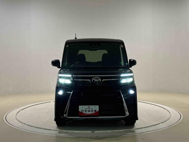 タントカスタムＲＳ　電動パーキングブレーキＬＥＤオートライト　パワースライドドアウェルカムオープン機能　電動パーキングブレーキ　運転席助手席シートヒーター　アルミホイール　キーフリーシステム　　オート電動格納式ドアミラー（広島県）の中古車