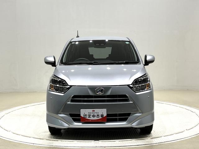 ミライースＸ　リミテッドＳＡIII　バックモニター対応カメラＬＥＤヘッドランプ　セキュリティアラーム　コーナーセンサー　１４インチフルホイールキャップ　キーレスエントリー　電動格納式ドアミラー　ショツピングフック　マニュアルエアコン（広島県）の中古車