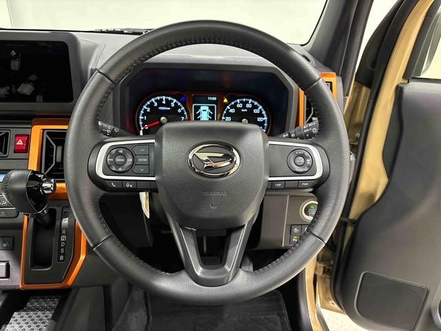 タフトＧターボ　ホワイトパック　全車速追従機能付ＡＣＣ純正ナビ装着用アップグレードパック　運転席・助手席シートヒーター　電動パーキングブレーキブレーキ　オートブレーキホールド機能　運転席シートリフター　チルトステアリング　本革巻ステアリングホイール（広島県）の中古車