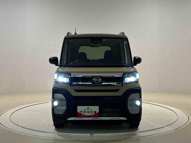 タントファンクロス　バックカメラ対応　電動パーキングブレーキＬＥＤオートライト　パワースライドドアウェルカムオープン機能　電動格納式ドアミラー　助手席ロングスライド　助手席イージークローザー　　セキュリティアラーム　キーフリーシステム（広島県）の中古車