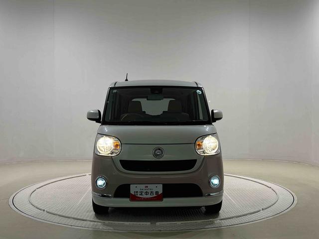 ムーヴキャンバスＸメイクアップ　ＳＡII　ＣＤチューナー　電動格納ドアミラーハロゲンライト　ＬＥＤフォグランプ　置き楽ボックス　オートライト　プッシュボタンスタート　セキュリティアラーム　パノラマモニター対応カメラ　両側パワースライドドア（広島県）の中古車