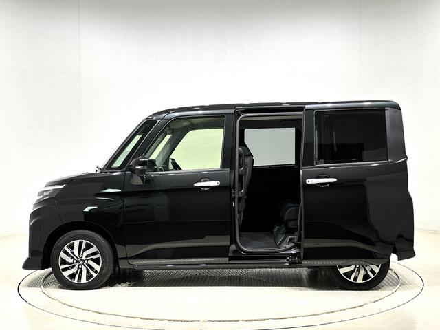 トールカスタムG パワースライドドアLEDヘッドランプ・フォグランプ 14インチアルミホイール オートライト プッシュボタンスタート クルーズコントロール コーナーセンサー パワースライドドア キーフリーシステム(広島県)の中古車