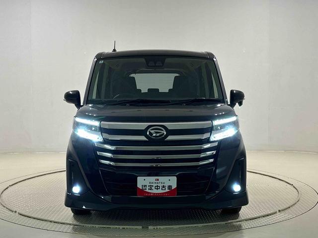 トールカスタムG パワースライドドアLEDヘッドランプ・フォグランプ 14インチアルミホイール オートライト プッシュボタンスタート クルーズコントロール コーナーセンサー パワースライドドア キーフリーシステム(広島県)の中古車