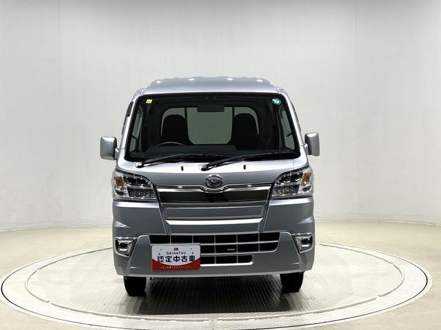 ハイゼットトラックジャンボ　２ＷＤ　平床三方開　４速オートマチック車マニュアルエアコン　オーディオレス　パワーウィンドウ　荷台作業ランプ　純正ワイドバイザー　純正フロアマット　ＬＥＤヘッドライト　ＬＥＤフォグランプ　助手席側サイドアンダーミラー（広島県）の中古車