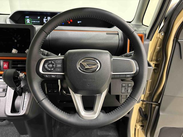 タントファンクロスターボＬＥＤオートライト　パワースライドドアウェルカムオープン機能　電動パーキングブレーキ　運転席助手席シートヒーター　アルミホイール　キーフリーシステム　　オート電動格納式ドアミラー（広島県）の中古車