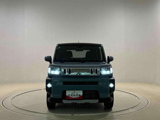 タフトＧ　クロムベンチャー　運転席・助手席シートヒーター純正ナビ装着用アップグレードパック　本革巻ステアリングホイール　電動パーキングブレーキブレーキ　オートブレーキホールド機能　運転席シートリフター　チルトステアリング　オートライト　ＬＥＤヘッドランプ（広島県）の中古車