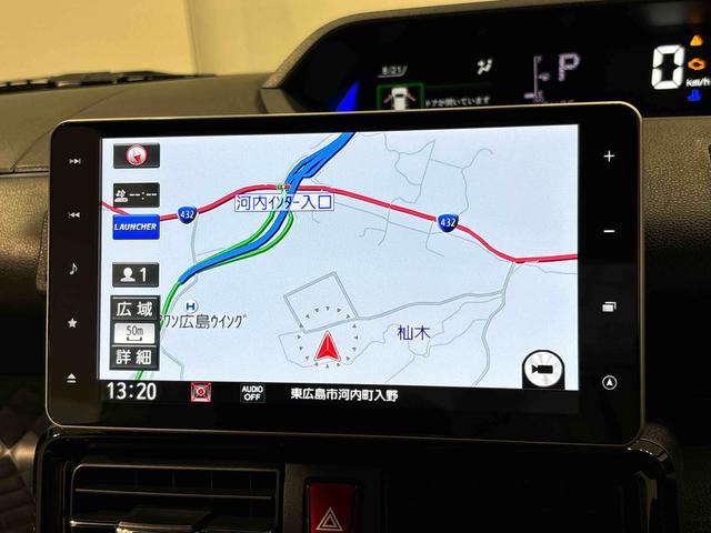 タントカスタムＲＳスタイルセレクション　ナビ　ＥＴＣ　ドラレコＬＥＤオートライト　パワースライドドアウェルカムオープン機能　オート電動格納式ドアミラー　助手席ロングスライド　助手席イージークローザー　アルミホイール　キーフリーシステム（広島県）の中古車
