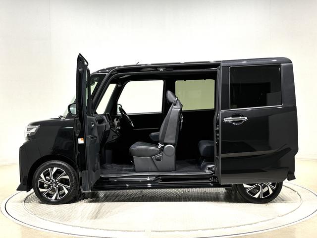 タントカスタムＸ　運転席・助手席シートヒーター　キーフリーシステム純正ナビ装着用アップグレードパック　両側電動スライドドア　電動パーキングブレーキブレーキ　オートブレーキホールド機能　運転席シートリフター　チルトステアリング　格納式リヤドアサンシェード（広島県）の中古車