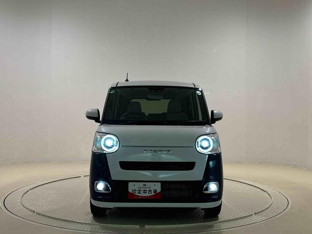 ムーヴキャンバスストライプス　Ｇ　　　９インチディスプレイオーディオＬＥＤオートライト・フォグランプ　電動パーキングブレーキ　プッシュボタンスタート　セキュリティアラーム　バックカメラ　両側パワースライドドアウエルカムオープン機能　オート電動格納式ドアミラー（広島県）の中古車