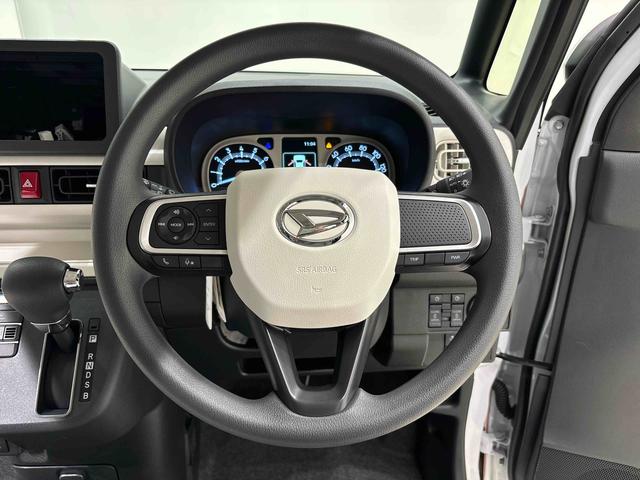 ムーヴキャンバスストライプスＧ　バックカメラ対応　電動パーキングブレーキＬＥＤオートライト・フォグランプ　電動パーキングブレーキ　プッシュボタンスタート　セキュリティアラーム　バックカメラ　両側パワースライドドアウエルカムオープン機能　オート電動格納式ドアミラー（広島県）の中古車