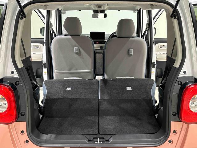 ムーヴキャンバスストライプスＧ　バックカメラ対応　電動パーキングブレーキＬＥＤオートライト・フォグランプ　電動パーキングブレーキ　プッシュボタンスタート　セキュリティアラーム　バックカメラ　両側パワースライドドアウエルカムオープン機能　オート電動格納式ドアミラー（広島県）の中古車