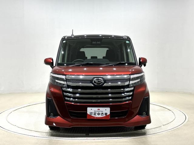 トールカスタムＧ　バックカメラ対応　電動パーキングブレーキＬＥＤヘッドランプ・フォグランプ　　１４インチアルミホイール　オートライト　プッシュボタンスタート　クルーズコントロール　　コーナーセンサー　パワースライドドア　キーフリーシステム（広島県）の中古車