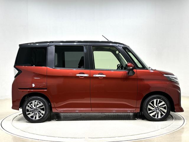 トールカスタムＧ　バックカメラ対応　電動パーキングブレーキＬＥＤヘッドランプ・フォグランプ　　１４インチアルミホイール　オートライト　プッシュボタンスタート　クルーズコントロール　　コーナーセンサー　パワースライドドア　キーフリーシステム（広島県）の中古車