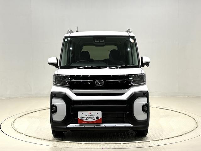 タントファンクロスターボ　プッシュボタンスタート　オートエアコン４ＷＤ　ＬＥＤオートライト　パワースライドドア　オート電動格納式ドアミラー　助手席ロングスライド　助手席イージークローザー　運転席助手席シートヒーター　アルミホイル　キーフリーシステム（広島県）の中古車