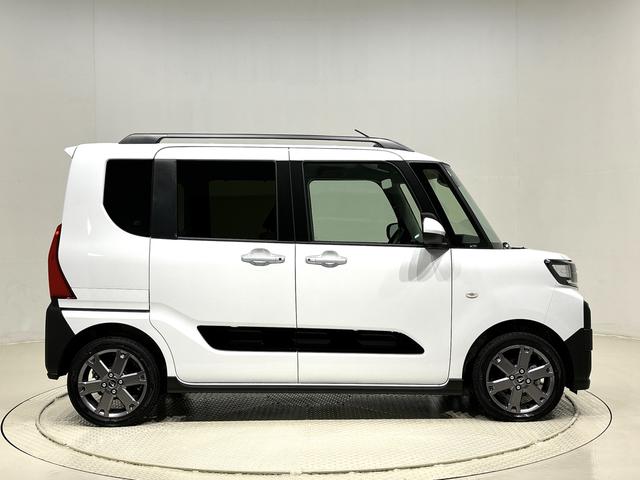 タントファンクロスターボ　プッシュボタンスタート　オートエアコン４ＷＤ　ＬＥＤオートライト　パワースライドドア　オート電動格納式ドアミラー　助手席ロングスライド　助手席イージークローザー　運転席助手席シートヒーター　アルミホイル　キーフリーシステム（広島県）の中古車