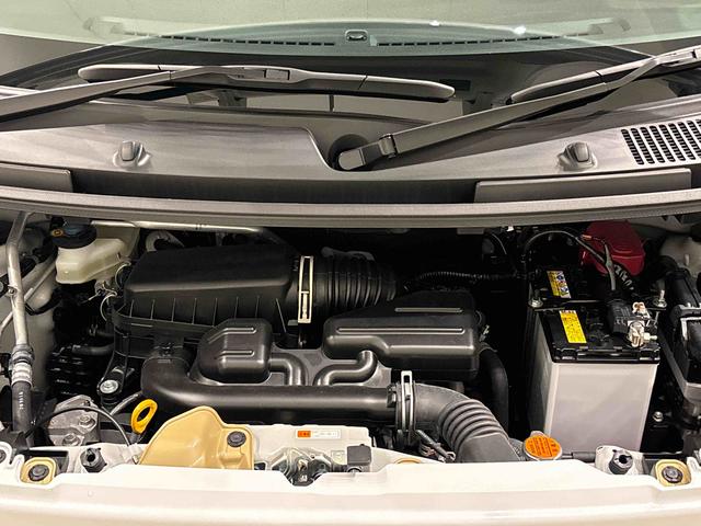 ムーヴキャンバスストライプスＧＬＥＤオートライト・フォグランプ　電動パーキングブレーキ　プッシュボタンスタート　セキュリティアラーム　バックカメラ　両側パワースライドドアウエルカムオープン機能　オート電動格納式ドアミラー（広島県）の中古車