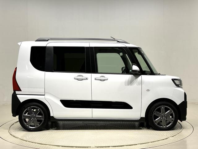 タントファンクロスターボ　運転席・助手席シートヒーター　キーフリー純正ナビ装着用アップグレードパック　電動パーキングブレーキ　オートブレーキホールド機能　両側電動スライドドア　本革巻ステアリングホイール　運転席シートリフター　チルトステアリング　オートライト（広島県）の中古車