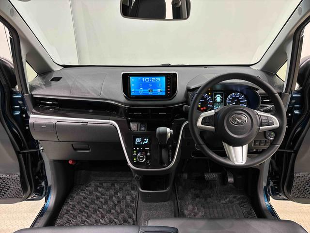 ムーヴカスタム　ＲＳ　ハイパーリミテッドＳＡIII　ターボＤＶＤ／ＵＳＢチューナー　パノラマモニター対応純正ナビ装着用アップグレードパック　運転席シートヒーター　トップシェイドガラス　本革巻ステアリングホイール　チルトステアリング　運転席シートリフター（広島県）の中古車