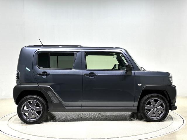 タフトGターボ ダーククロムベンチャー 2WD CVT車LEDヘッドランプ&フォグランプ 電動格納ドアミラー連動キーフリーシステム スカイフィールトップ 運転席・助手席シートヒーター 電動パーキングブレーキ オートエアコン アルミホイール(広島県)の中古車