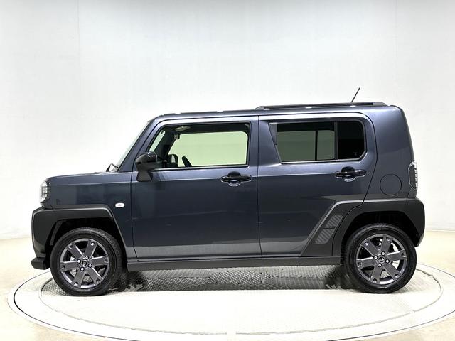 タフトGターボ ダーククロムベンチャー 2WD CVT車LEDヘッドランプ&フォグランプ 電動格納ドアミラー連動キーフリーシステム スカイフィールトップ 運転席・助手席シートヒーター 電動パーキングブレーキ オートエアコン アルミホイール(広島県)の中古車