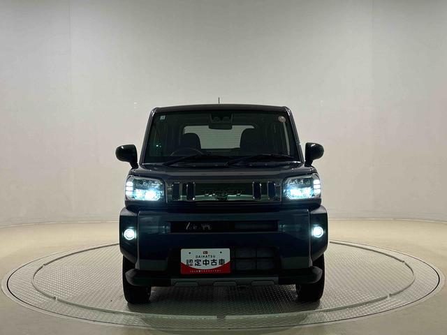 タフトGターボ ダーククロムベンチャー 2WD CVT車LEDヘッドランプ&フォグランプ 電動格納ドアミラー連動キーフリーシステム スカイフィールトップ 運転席・助手席シートヒーター 電動パーキングブレーキ オートエアコン アルミホイール(広島県)の中古車