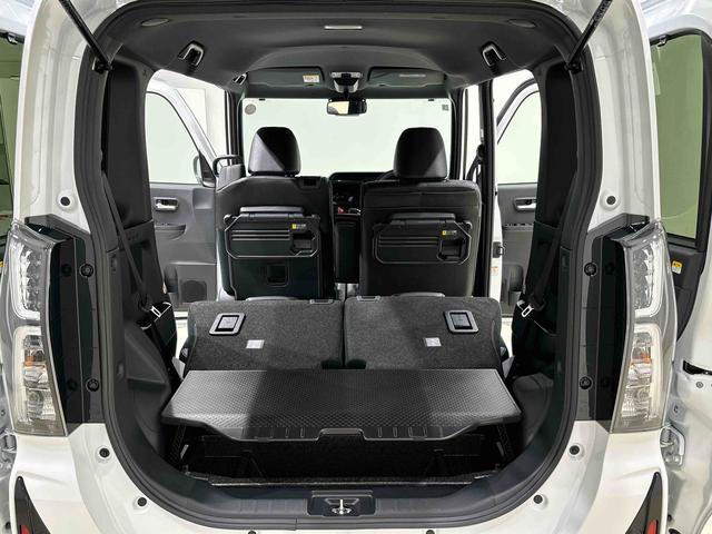 タントカスタムＲＳ　両側パワースライドドア　ターボ付きパノラマモニター対応純正ナビ装着用アップグレードパック　運転席・助手席シートヒーター　本革巻ステアリングホイール　電動パーキングブレーキブレーキ　オートブレーキホールド機能　オートライト（広島県）の中古車