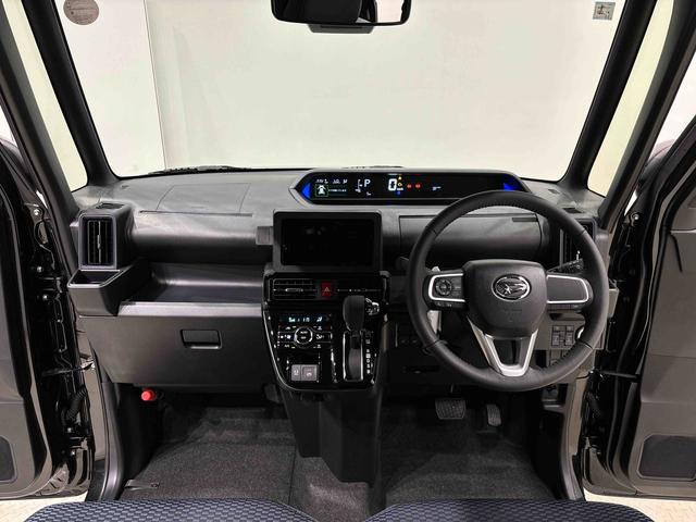 タントカスタムＲＳ　ターボ付　運転席・助手席シートヒーター純正ナビ装着用アップグレードパック　両側電動スライドドア　電動パーキングブレーキブレーキ　オートブレーキホールド機能　本革巻ステアリングホイール　運転席シートリフター　チルトステアリング　キーフリー（広島県）の中古車