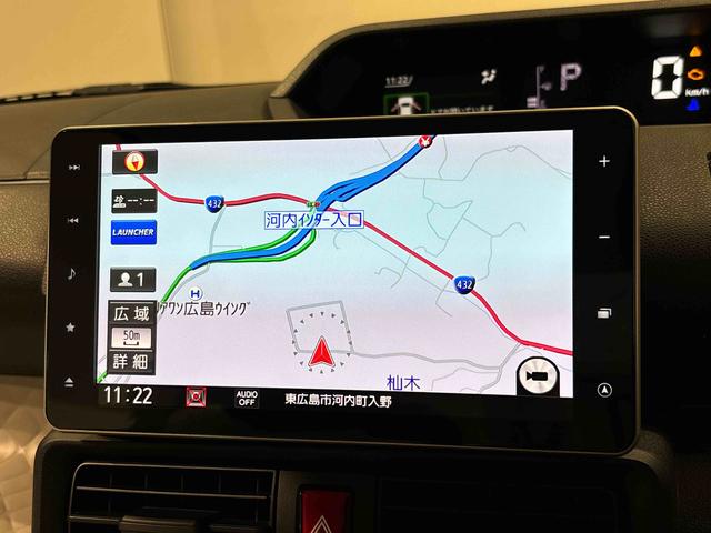 タントＸ　ナビ　バックカメラ　ドラレコＬＥＤオートライト　パワースライドドアウェルカムオープン機能　運転席ロングスライドシ−ト　助手席ロングスライド　助手席イージークローザー　　セキュリティアラーム　キーフリーシステム（広島県）の中古車