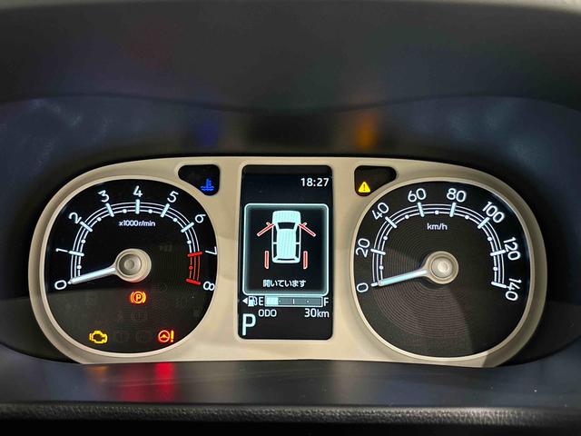 ムーヴキャンバスストライプスＧ　バックカメラ対応　電動パーキングブレーキＬＥＤオートライト・フォグランプ　電動パーキングブレーキ　プッシュボタンスタート　セキュリティアラーム　バックカメラ　両側パワースライドドアウエルカムオープン機能　オート電動格納式ドアミラー（広島県）の中古車