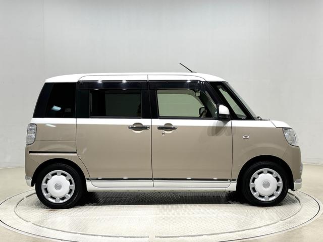 ムーヴキャンバスＸメイクアップリミテッド　ＳＡIII　２ＷＤ　ＣＶＴ車両側電動スライドドア　オートエアコン　電動ドアミラー連動格納式キーフリーシステム　マルチリフレクターハロゲンヘッドライト　フロントベンチシート　パノラマモニターカメラ　純正カーナビゲーション（広島県）の中古車