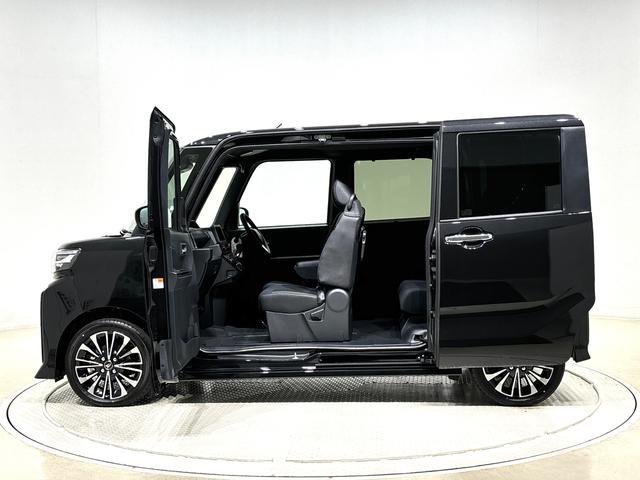 タントカスタムRS パノラマモニター対応カメラLEDオートライト パワースライドドアウェルカムオープン機能 オート電動格納式ドアミラー 助手席ロングスライド 助手席イージークローザー アルミホイール キーフリーシステム(広島県)の中古車