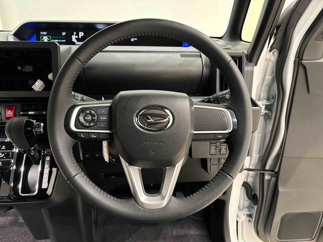 タントカスタムＲＳ　４ＷＤ　コーナーセンサー　バックカメラ付きＬＥＤオートライト　パワースライドドアウェルカムオープン機能　電動パーキングブレーキ　運転席助手席シートヒーター　アルミホイール　キーフリーシステム　　オート電動格納式ドアミラー（広島県）の中古車