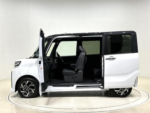 タントカスタムＸＬＥＤオートライト　パワースライドドアウェルカムオープン機能　電動パーキングブレーキ　運転席助手席シートヒーター　アルミホイール　キーフリーシステム　　オート電動格納式ドアミラー（広島県）の中古車