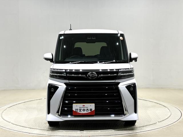 タントカスタムＲＳＬＥＤオートライト　パワースライドドアウェルカムオープン機能　電動パーキングブレーキ　運転席助手席シートヒーター　アルミホイール　キーフリーシステム　　オート電動格納式ドアミラー（広島県）の中古車