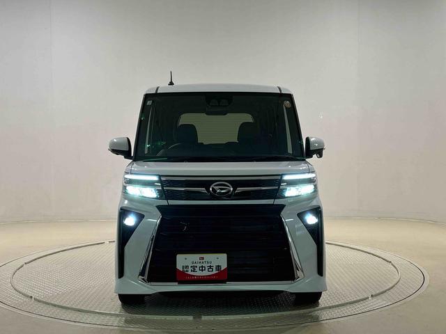 タントカスタムＲＳＬＥＤオートライト　パワースライドドアウェルカムオープン機能　電動パーキングブレーキ　運転席助手席シートヒーター　アルミホイール　キーフリーシステム　　オート電動格納式ドアミラー（広島県）の中古車