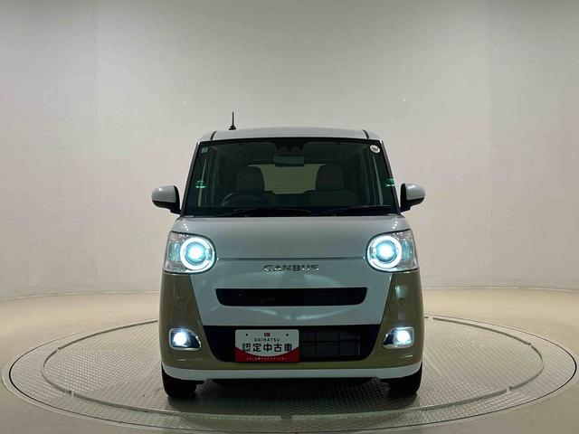 ムーヴキャンバスストライプスG バックカメラ 両側パワースライドドアLEDオートライト・フォグランプ 電動パーキングブレーキ プッシュボタンスタート セキュリティアラーム バックカメラ 両側パワースライドドアウエルカムオープン機能 オート電動格納式ドアミラー(広島県)の中古車