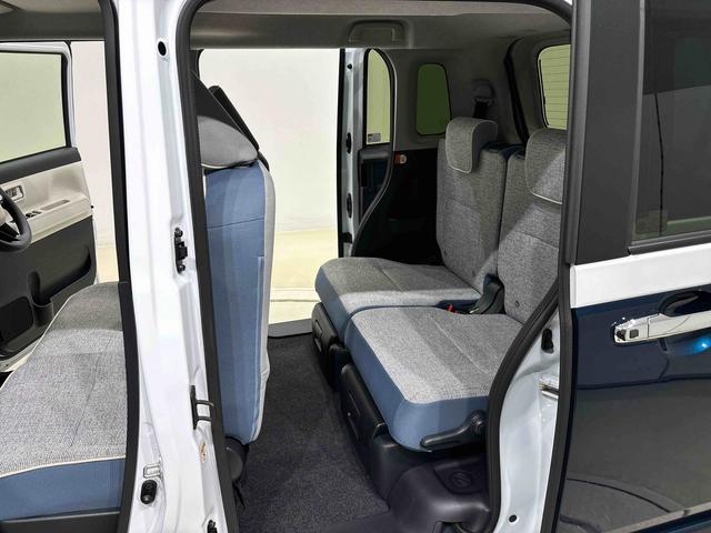 ムーヴキャンバスストライプスＧ　両側電動スライドドア　電子パーキングブレーキバックカメラ　ＬＥＤヘッドライト　ＬＥＤフォグランプ　オートライト　オートエアコン　プッシュスタート　キーフリー　運転席助手席シートヒーター　コーナーセンサー　衝突回避支援システム搭載（広島県）の中古車