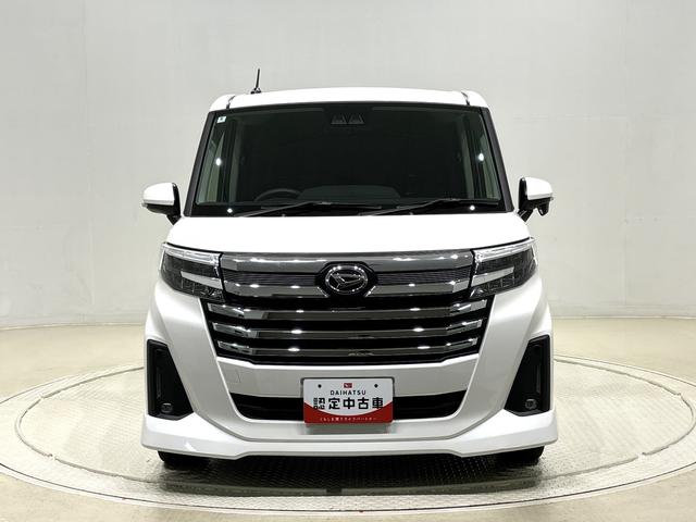 トールカスタムＧ　ターボ　クルーズコントロール　アルミホイールオートエアコン　電動パーキングブレーキ　プッシュボタンスタート　パワースライドドアウェルカムオープン機能　オート格納機能付きドアミラー　ＬＥＤヘッドランプ・フォグランプ　キーフリーシステム（広島県）の中古車