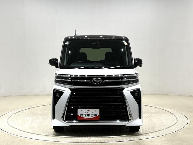 タントカスタムX 4WDLEDオートライト パワースライドドアウェルカムオープン機能 電動パーキングブレーキ 運転席助手席シートヒーター アルミホイール キーフリーシステム オート電動格納式ドアミラー(広島県)の中古車