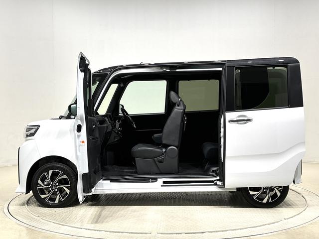 タントカスタムX 4WDLEDオートライト パワースライドドアウェルカムオープン機能 電動パーキングブレーキ 運転席助手席シートヒーター アルミホイール キーフリーシステム オート電動格納式ドアミラー(広島県)の中古車