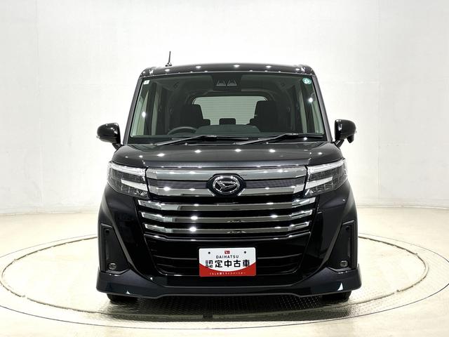 トールカスタムG バックモニター対応 電動パーキングブレーキLEDヘッドランプ・フォグランプ 14インチアルミホイール オートライト プッシュボタンスタート クルーズコントロール コーナーセンサー パワースライドドア キーフリーシステム(広島県)の中古車