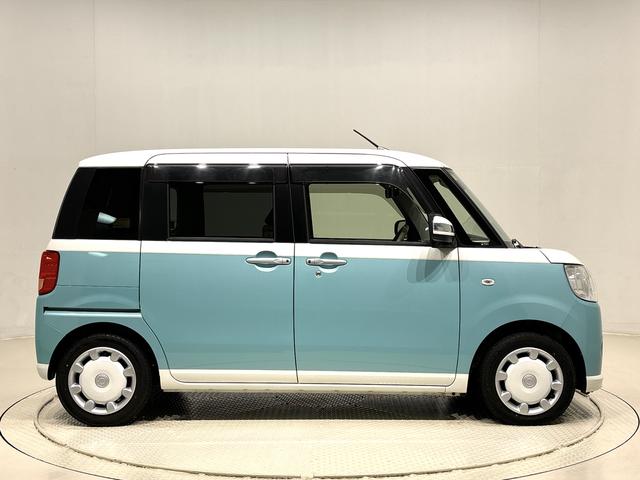 ムーヴキャンバスＸ　ＳＡIII　バックカメラ付き　両側パワースライドドア両側パワースライドドア　ハロゲンライト　ＬＥＤフォグランプ　置き楽ボックス　オートライト　プッシュボタンスタート　セキュリティアラーム（広島県）の中古車