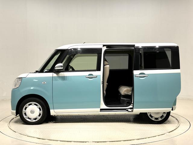 ムーヴキャンバスＸ　ＳＡIII　バックカメラ付き　両側パワースライドドア両側パワースライドドア　ハロゲンライト　ＬＥＤフォグランプ　置き楽ボックス　オートライト　プッシュボタンスタート　セキュリティアラーム（広島県）の中古車